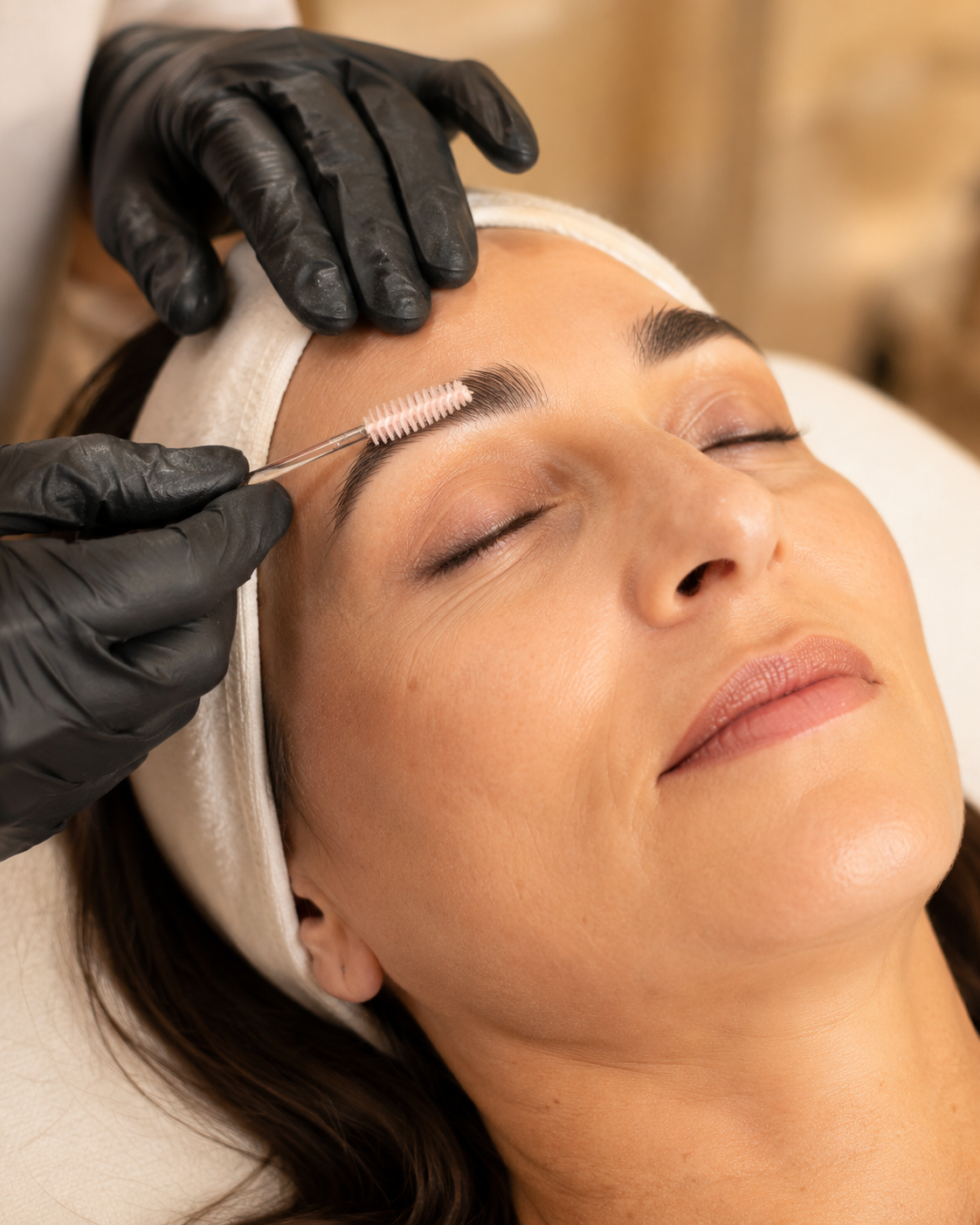 Russian volume lashes at Aura
